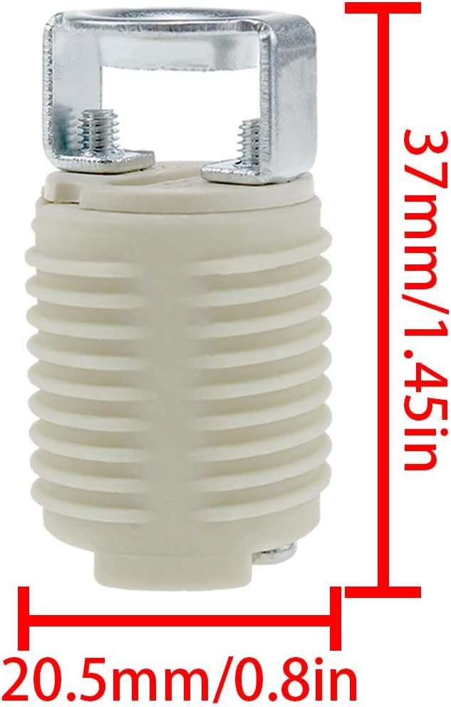 Haidong G9 Ceramic Lamp Holder White G9 Lamp Holder Socket G9 Halogen Bulb Holder, Suitable for Replacement Halogen lamp Ceiling lamp LED bulb-4PCS