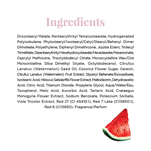 Glow Recipe Watermelon Glow Lip Pop - Exfoliating + Hydrating Lip Balm With Coconut Sugar + Watermelon Extract + Vitamin E + Macadamia Oil - 2-In-1 Hydrating Lip Balm - Cruelty-Free, Vegan (0.1Oz) #TOP7