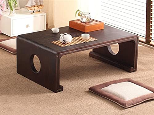 Kleiner Teetisch, rechteckig, Retro-Möbel, Wohnzimmer, niedriger Beistelltisch, Laptop (Argento 60x40x30cm) – Bild 3