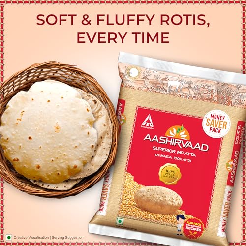 Image of Aashirvaad Superior MP Atta, 5kg Pack