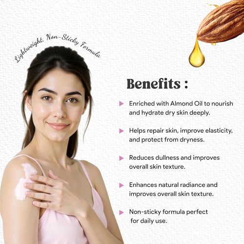 Image of LA'BANGERRY Light Touch Body Lotion with Vitamin B5 & Vitamin E | 24-Hour Moisturize & Skin Protection | Fast Absorbing, Non-Greasy | (100 ml*2)