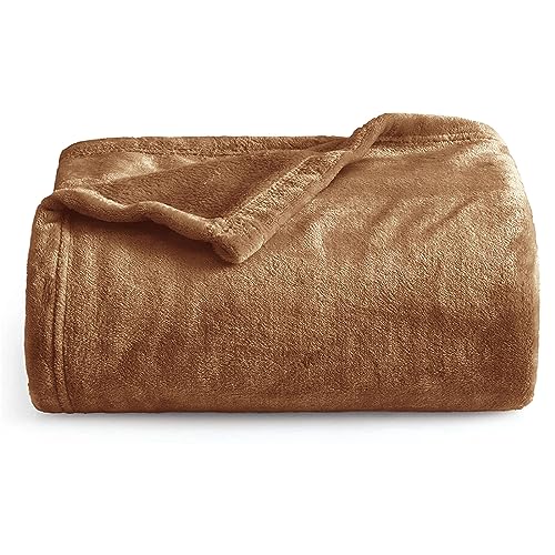 Oxford Homeware Fleece Blanket Sofa Throw Cuddly Reversible Soft Throws for Bed Couch, Settee
