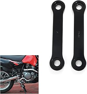 Mantt Motorcycle Lowering Links Fit for KLR650 2008 - 2018, Lowering Drop Links Lowering Kits CNC Aluminum Alloy (Black)