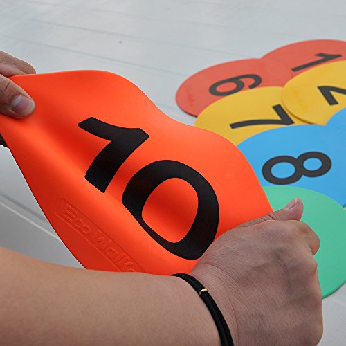Eco Walker 8Inch Numbered Floor Spot Markers Set Of 5 (6-10) #TOP1