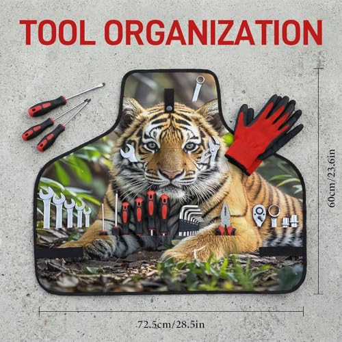 Delantal Big Tiger con ajuste rápido y bolsillos miniatura 2