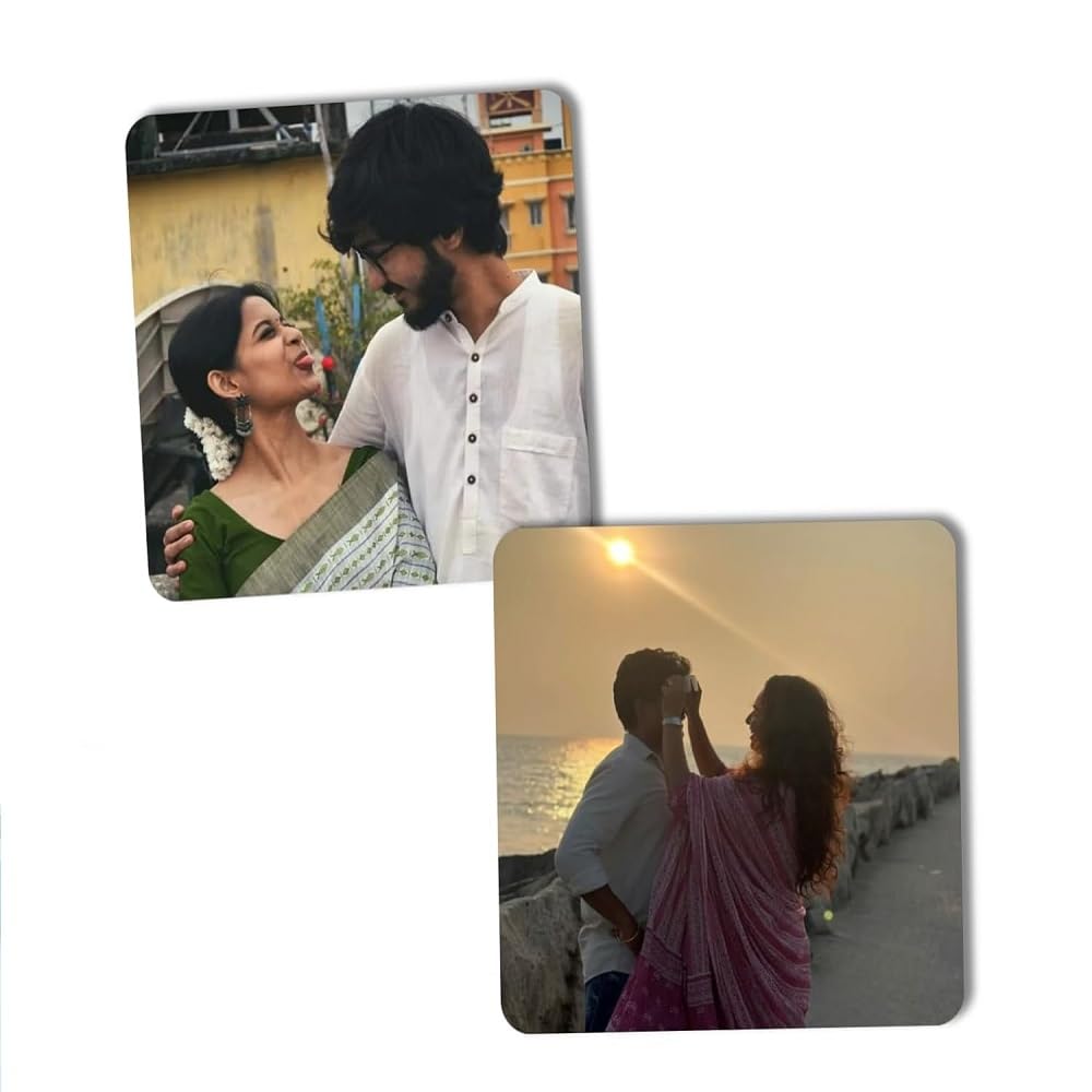 Personalized Acrylic Photo Fridge Magnets (3 X 3 Inch Pack o -10 Personalized Acrylic Photo Fridge Magnets (3 X 3 Inch Pack o -10