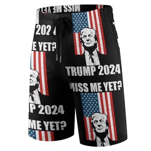 Trump Men's Swim Trunks Quick Dry Bathing Suit Beach Swimsuit Bottom Shorts2