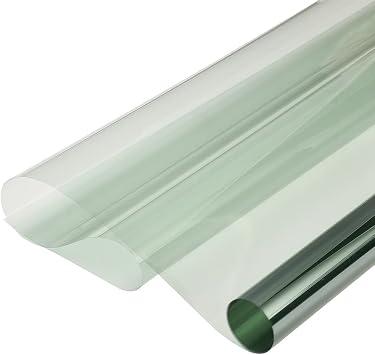 80% VLT Car Window Tint Film, UV Block & Heat Rejection Solar Film, Anti Glare Auto Tint for Windshield & Side Windows, Tinting Roll for Cars, Trucks, SUVs, Home Windows, Green 19.69" in x 9.84Ft