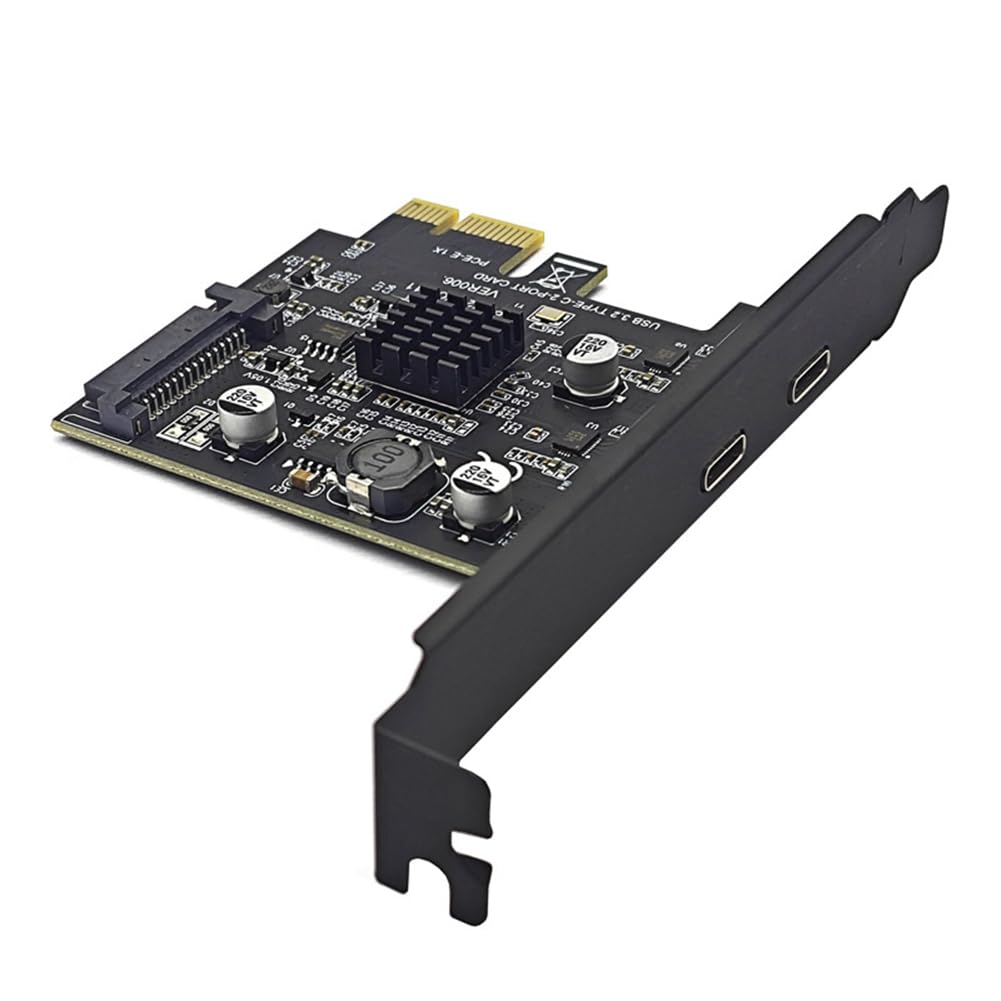 Amazon | Eeskvrebuz 新しい 2 ポート TYPE-C PCIE カード PCI Express