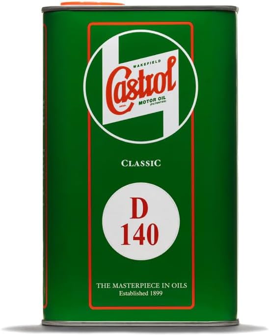 Classic D140 Gear Oil SAE 140 | GL-3 Straight Mineral Gear Oil for Vintage Cars, Trucks & Tractors | Protects Brass & Bronze Components | For Gearboxes and Axles | Non-Hypoid Applications