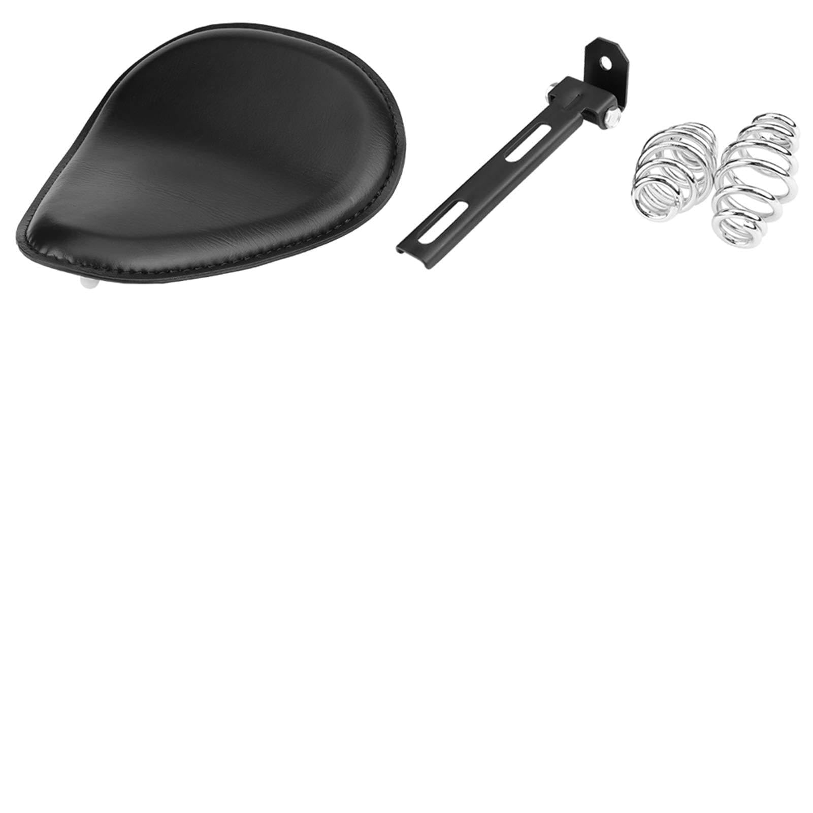 Fyearfly Solo Sitz schwarz mit Federhalterung für Chopper Bobber Custom