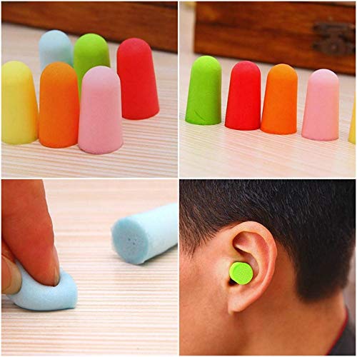 Hansel Soft Orange Foam Ear Plugs Tapered Travel Sleep Noise Prevention
