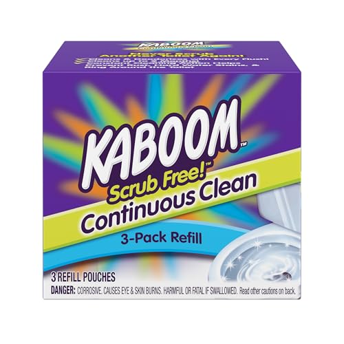 3-Pack Refill – Kaboom Scrub Free! Continuous Clean with OxiClean