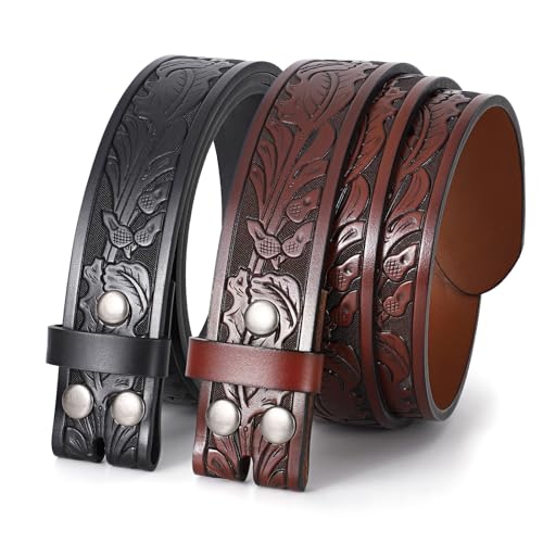 western belts without buckles