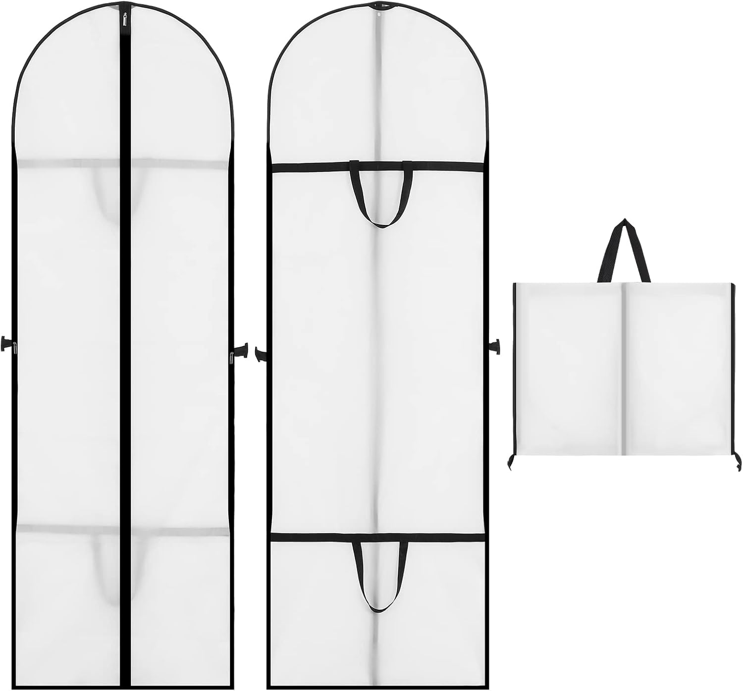 RosewineC Long Dress Covers Garment Storage bags, EcoFriendly dress