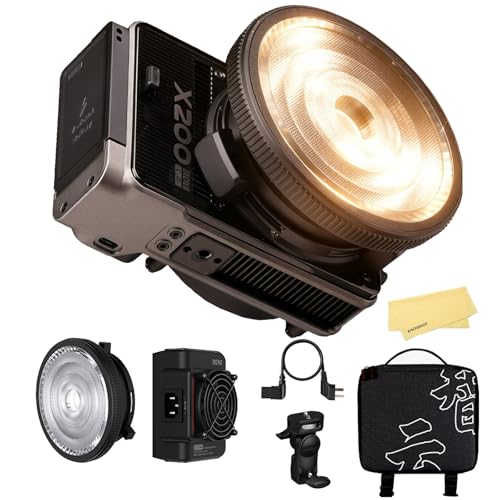 Amazon | ZHIYUN MOLUS X200 標準 200W ビデオライト Vマウント
