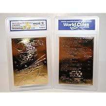 Millennium Falcon 23KT Gold Card Sculpted #/10,000 Graded GEM Mint 10