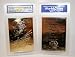 Star Wars MILLENNIUM FALCON 23KT Gold Card Sculpted #/10,000 Graded GEM MINT 10
