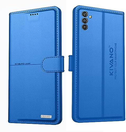 Image of Compatible With Samsung Galaxy F13 4G / Samsung Galaxy F23 / Samsung Galaxy M13 4G Flip Cover | Leather Finish | Inside Pockets & Inbuilt Stand | Shockproof Wallet Style Magnetic Closure