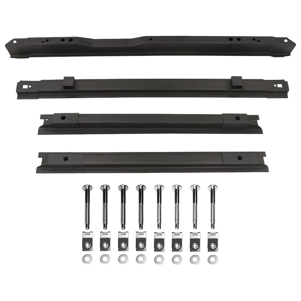 Photo 1 of ELITEWILL 4Pcs Short Truck Bed Floor Support Crossmember Kit with Mounting Hardware Fit for Ford F250 F350 Super Duty 1999-2017 Replace OEM #BC3Z9911215B,F81Z9911215BA