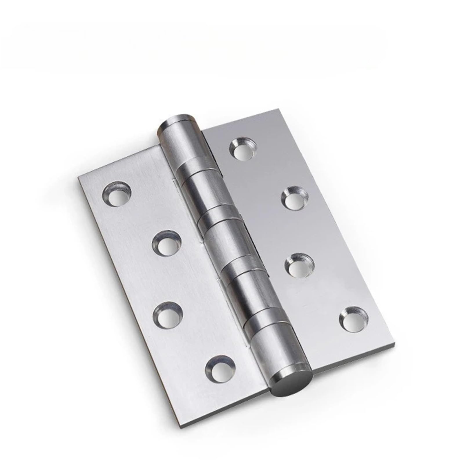Kdhcvkz Silver 1Pcs Stainless Steel Hinge 4 Inch 3Mm Thick Door Hinges(Silver)