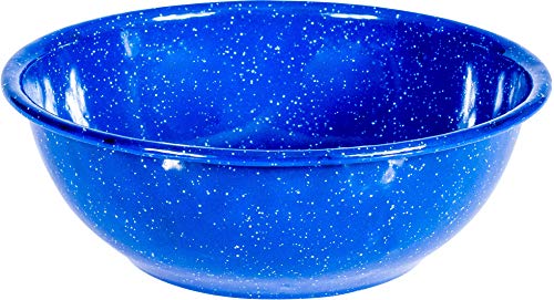 Cao Bol Émaillée C.A.O. -Vajilla Cuenco de 60 cl de Chapa esmaltada-Color Azul-Altura 5,2 cm-Diámetro Ø 15 cm, Unisex Adulto, 5.2x15 cm