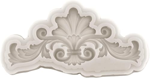 Miniatura 8 de Sijiangmold Molde de fondant barroco para curlicues, moldes de silicona de encaje de filigrana para decoración de pasteles, decoración de cupcakes,