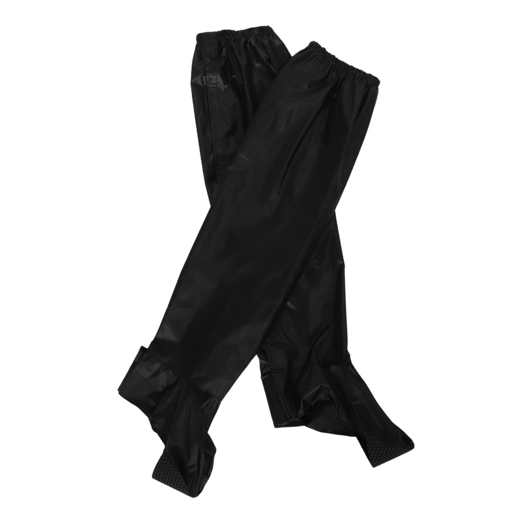 Mipcase Motorcycle Gear for Men Women Waterproof Oxford Cloth Rain Pants Hiking Rain Gear Boot Protection Black