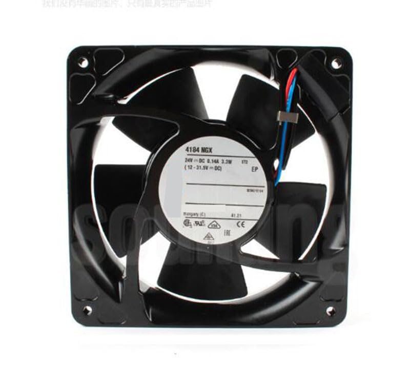 Ventilateur pour onduleur 120mm 4184NGX métallique 24V résistant aux surchauffes de serveur