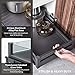 JOMOLA Pull Out Kitchen Cabinet Drawer Roll Out Pantry Shelves Heavy Duty Sliding Tray for Cabinet Full Extension Kitchen Cupboard Slide Out Shelves Organizer with Dividers 14 Inch Wide × 21 Inch Deep
