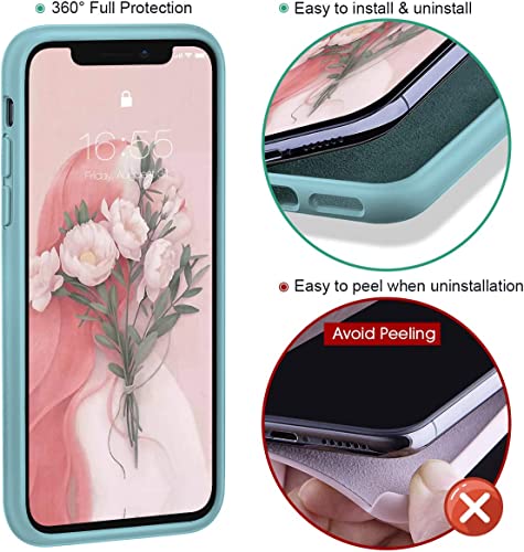 Image of DIZORO Silicone Back Case for iPhone 11, Soft-Touch Phone Microfiber Silicone Back Cover for iPhone 11 - Cactus