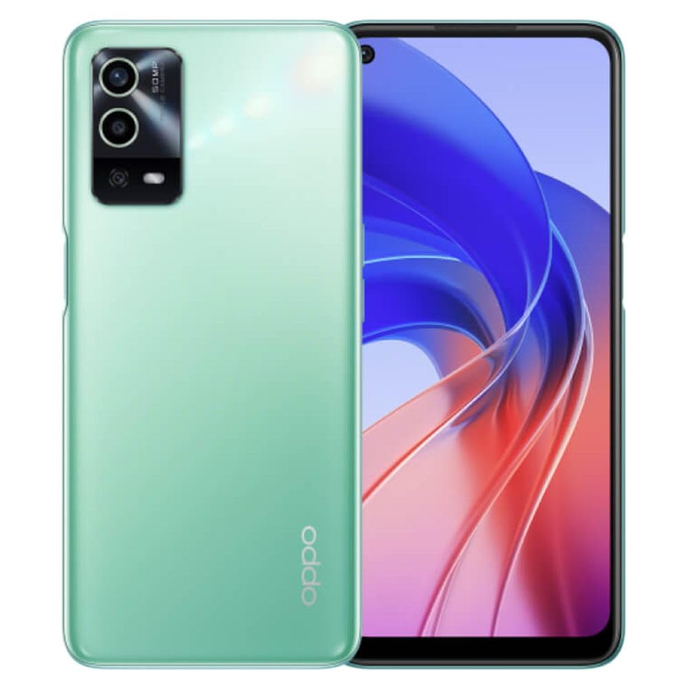 OPPO A55 (Mint Green, 4GB RAM, 64GB Storage) with No Cost EMI
