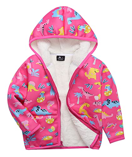 V VALANCH Toddler Fleece Jacket Baby Boys Girls Zip Up Hoodie Sweatshirt Thick Warm Clothes Spring Autumn Winter Coat 1-6T