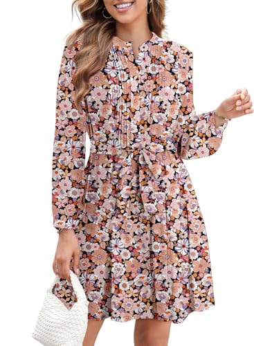 Dokotoo Long Sleeve Dresses for Women 2024 Fall Casual Want It All