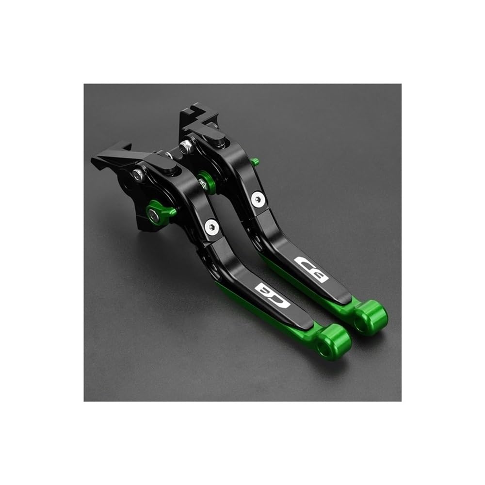 Zdgxfhsrh Green Motorcycle Brake Clutch Levers For Ho&N&Da Cb125f Cb190r Cb250r Cb300f Cb300r Cb500f 2022 2023 Cb 125F 190R 300F 300R Adjustable Brake Clutch Levers Handle Cover