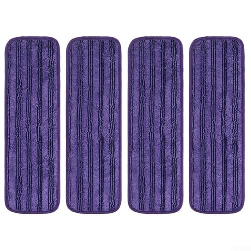 Honseadek Almohadillas reutilizables para mopa PowerMop, recambios de microfibra lavables de 15 pulgadas, se adapta a modelos de 13 a 15 pulgadas para suelos de madera dura, azulejos, laminados
