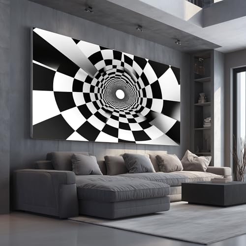 Tableau sur Toile vortex XXL habiller grand mur vide salon moderne 80x160