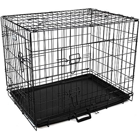 Easipet Dog Puppy Black Cage Crate Metal, 4 (30" Cage) Cover