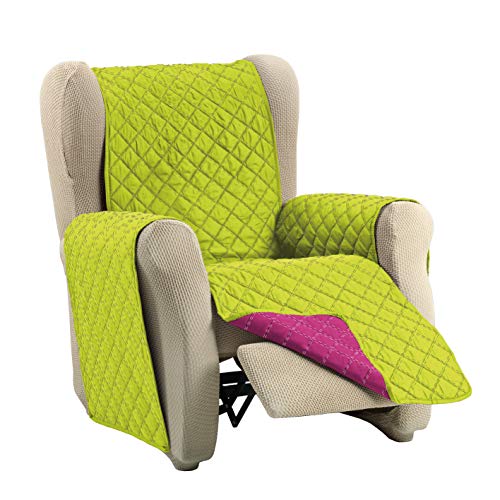 Preisvergleich Produktbild Cardenal Textil Sofabezug Dual Cover, Pistascho Fuchsia, 2 Quadratisch - Relax