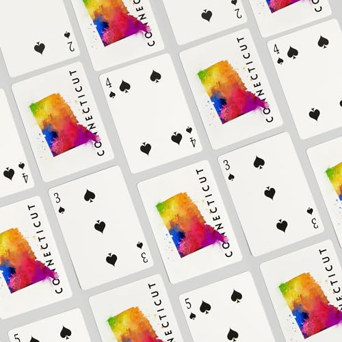 Baraja de cartas para póker, 52 naipes, tamaño poker miniatura 4