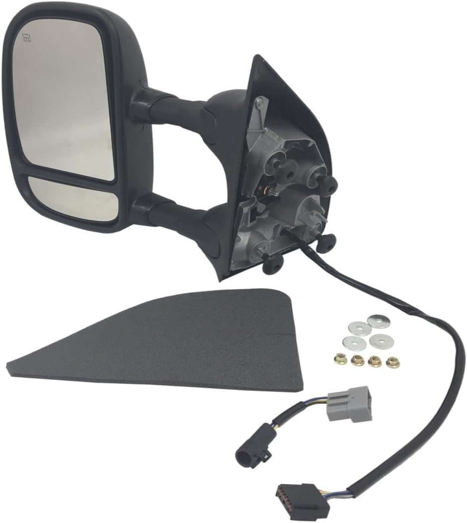 Towing Power Heated Signal Side Mirror Left For 2003-2007 Ford Super Duty Truck FO1320268