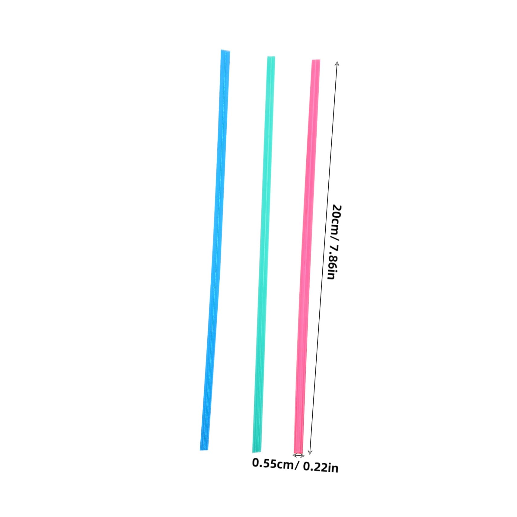 LIFKOME Rods Set 100pcs 20cm Long Welding Sticks for Car Bumper Plastic Gas Tank Diy Repair Kit