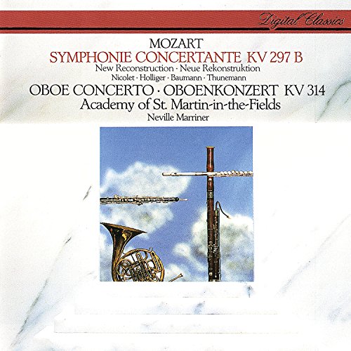 Mozart: Sinfonia Concertante; Oboe Concerto by Heinz Holliger & Aurèle ...