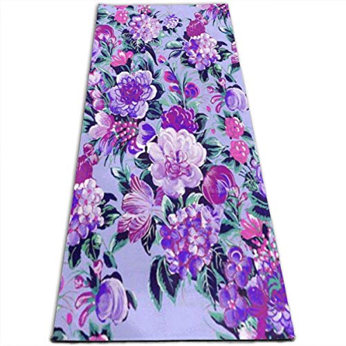 Womens Yoga Mats Alpaca Llama Non Slip 1 2 inch Extra Thick Yoga Exercise Mat Eco Large