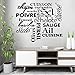 Produktbild SLQUIET Zitate wandaufkleber PVC wandbild wandaufkleber kunst diy poster wohnzimmer kinderzimmer wanddekoration wandaufkleber mode aufkleber Silber M 28 cm X 33 cm