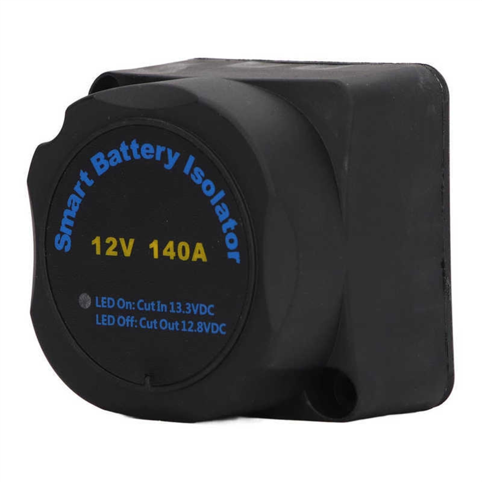 Kit de aislador de batería inteligente, relé sensible al voltaje, cargador automático doble completo, aislador de batería de 12V 140A