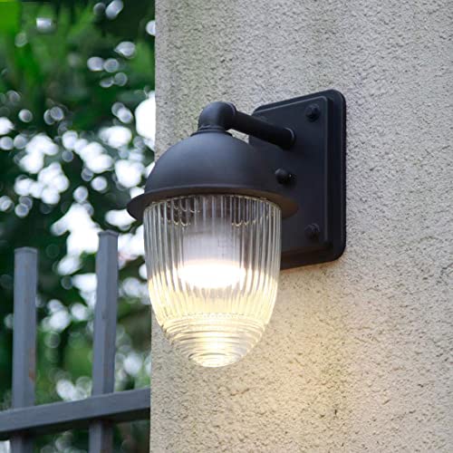 Lámpara de pared al aire libre impermeable con casquillo de tornillo E27 4