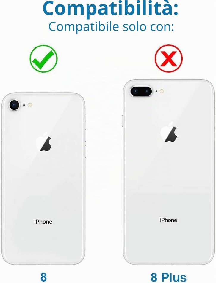 Custodia Tech21 Classic Trio Per IPhone 8/7/6S/6/SE (2020) – Con D3O, Bianca
