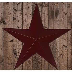 Rustic red 18 dimensional barn star by primitive home decors  urban country home decor