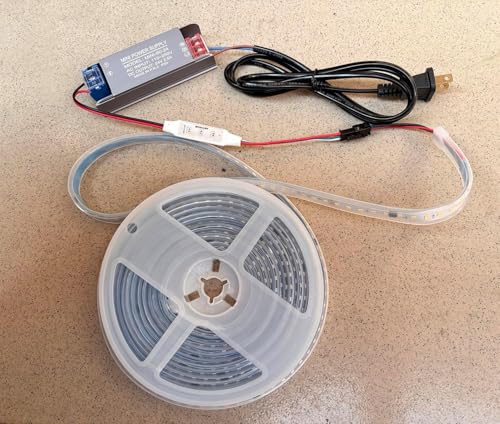 Tira de luces LED 16.5ft azul hielo miniatura 2